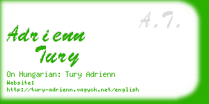 adrienn tury business card